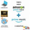 AMAZON PRIME VIDEO and PRIME MUSIC